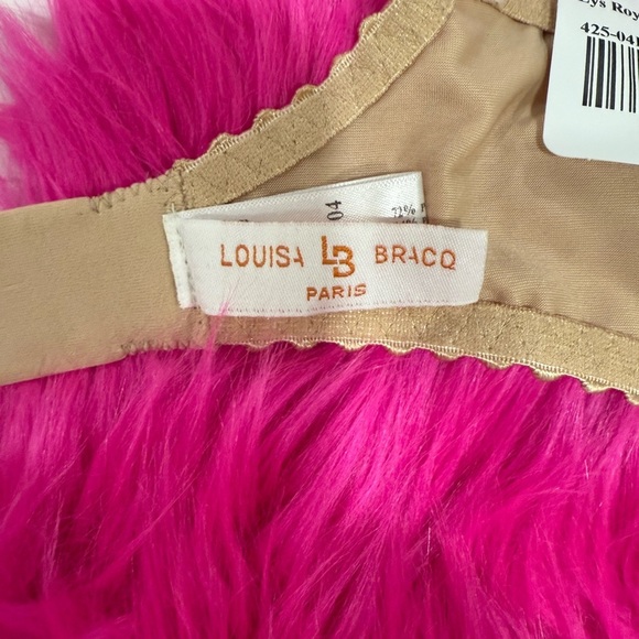 NWT Louisa Bracq ELISE BALCONETTE in Lys Royal SABLE color Sz 36D - Picture 11 of 13